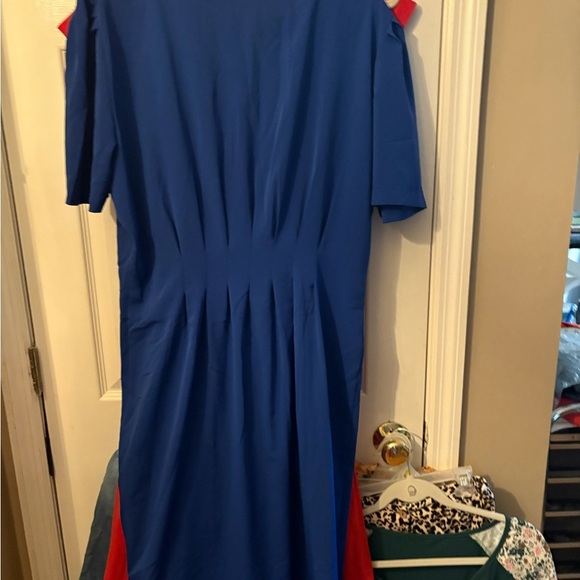 Blue Button-Down‎ Dress - Picture 3 of 3